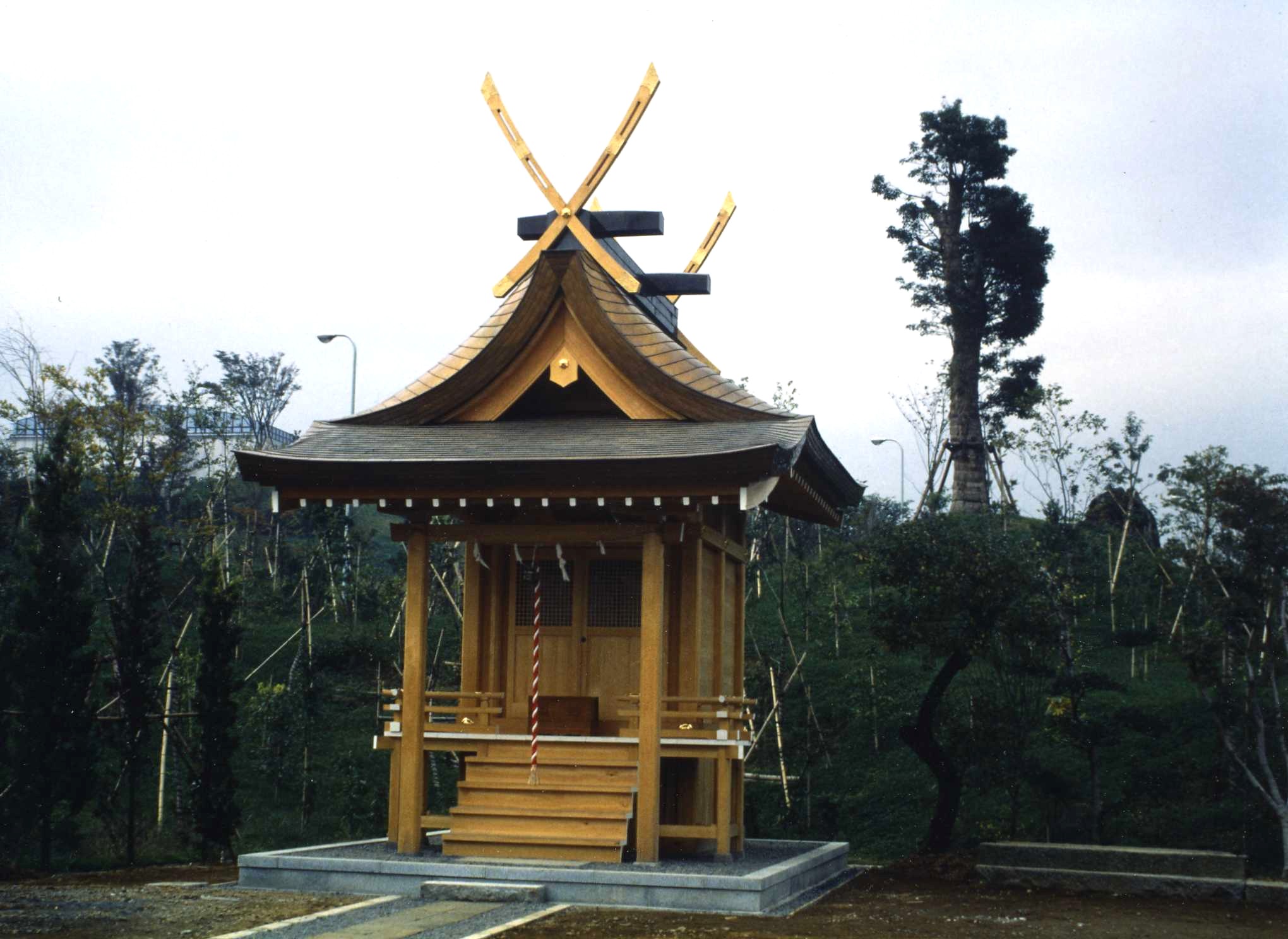 唐木田稲荷神社再建工事